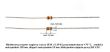 110 Ω ± 5% moc 0,15W rezystor węglowy wielkość 0204