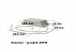 10 Ω 5% 300 W rezystor hamujący w radiatorze