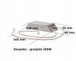 1 Ω 5% 200 W rezystor hamujący w radiatorze