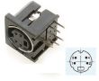 MINI-DIN  MD-4  gniazdo ( SVHS )
