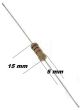 0,10 Ω ± 5% moc 2W rezystor węglowy THT 5 X 15 mm 