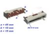 1 kΩ A X 2 ± 20% 0,2W potencjometr suwakowy  SVP-304N