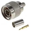 N wtyk antenowy NC-006 zaciskany 50 Ω W.CZ. Cena za 1 szt 