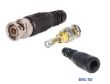 BNC-50 wtyk skręcany i zaciskany prosty tzw. low cost na kabel 50 Ω cena za 1 szt 