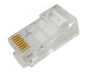 Telefoniczny wtyk 8P 8C RJ45 na kabel drut okrągły cena za 1 szt 