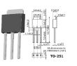 Tranzystor 2SD1261A NPN 60 V 4 A 40 W obudowa TO-126 używany z gwarancją cena za 1 szt