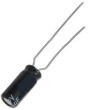 Elektrolityczny 100 uF -20+30% 105°C 25 V 04  L-12 -  Ø-6 mm  r - 2,54
