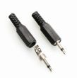 AV wtyk Jack 2,5 mm na kabel lutowany 