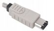 AV adapter przejściówka z wtyku FireWire 6 p na wtyk FireWire 4 p 