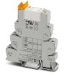 60 V DC przekaźnik 2 torowy przełączający styki 8 A 250 V AC z podstawką na szynę