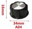 Gałka pokrętło fi-34 mm potencjometru przełącznika na wałek fi 6 mm
