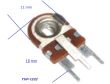 22 kΩ 20% 0,125 W TVP 1232 jedno obrotowy potencjometr na PCB pionowy ' nastawiany ' z  boku